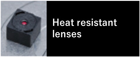 Heat resistant lenses