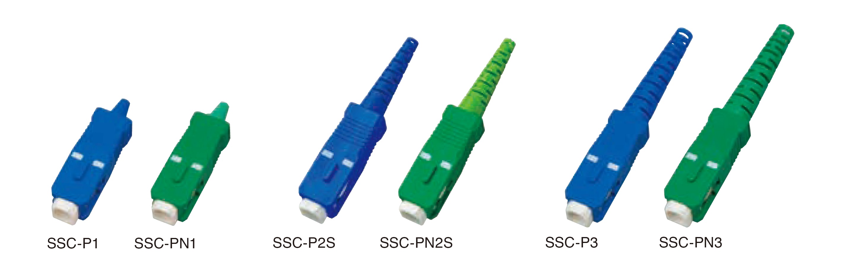 SC Housing for φ0.9mm Buffer Cable SC Housing for φ2mm / 3mm Cable