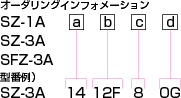 φ2.5mmシングルモード用ジルコニアフェルール オーダリングインフォメーション